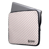 Stripey Goodness (Muster) Laptopschutzhülle (Vorderseite Links)