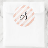 Stripey Goodness (Muster) Runder Aufkleber (Tasche)