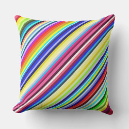 Stripey Outdoor Pillow Kissen