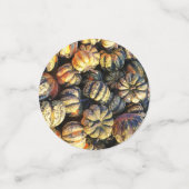 Stripey Pumpkins Cluster Konfetti (Klein Vorderseite)