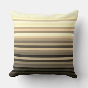Stripey Sepia Pillow Kissen