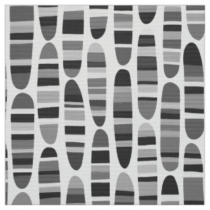 Stripey Strokes 120123 - Schwarz und Weiß Stoff