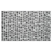 Stripey Strokes 120123 - Schwarz und Weiß Stoff (Fat Quarter (45,7 x 55,9 cm))