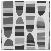Stripey Strokes 120123 - Schwarz und Weiß Stoff (Nahaufnahme)