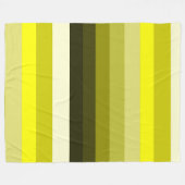 Stripey Yellows Blanket Fleecedecke (Vorderseite (Horizontal))