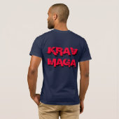 Stripgevecht krav maga t-shirt (Schwarz voll)