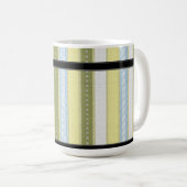 STRIPIERTE TASSE SAGE (passende Elemente verfügbar (VorderseiteRechts)