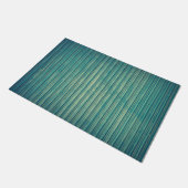 Striping Blue Lines Fußmatte (Schrägansicht)