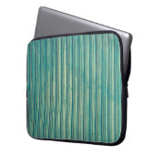 Striping Blue Lines Laptopschutzhülle (Vorderseite Links)