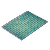 Striping Blue Lines Notizblock (Linke Seite)