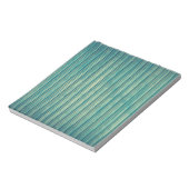 Striping Blue Lines Notizblock (Rotiert)