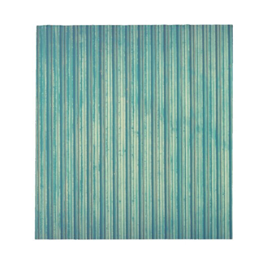 Striping Blue Lines Notizblock (Vorderseite)