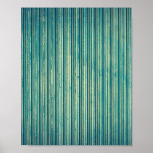 Striping Blue Lines Poster (Vorne)