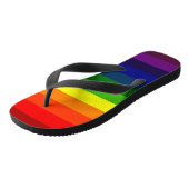 STRIPITÄT! STRIPETTY!  ES IST RAINBOW STRIPES!~ BADESANDALEN (Schrägansicht)
