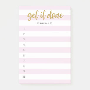 Strippenbürste, fertig post-it klebezettel