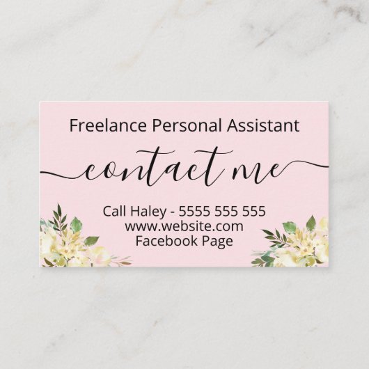 Strippengrün Zuhause-Organisator und Entfrostungsm Visitenkarte (Rückseite)