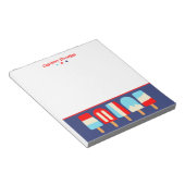 Strippleder Personalisierter Notepad Notizblock (angewinkelt)
