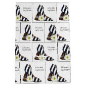 Stripppumpen mit Daisy Mittlere Geschenktüte (Rückseite)