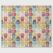 Strippte Rechtecke Geschenkpapier (Flach)