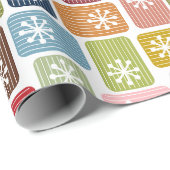 Strippte Rechtecke Geschenkpapier (Rolleneckpunkt)