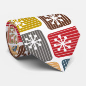 Strippte Rechtecke Krawatte (Gerollt)