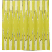 Strips Bloat - Gelb Duschvorhang (Vorderseite)
