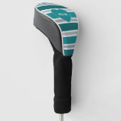 Strips & Heft, benutzerdefinierte Monogramm-Treibe Golf Headcover (angewinkelt)