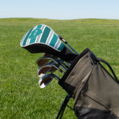 Strips & Heft, benutzerdefinierte Monogramm-Treibe Golf Headcover (In SItu)