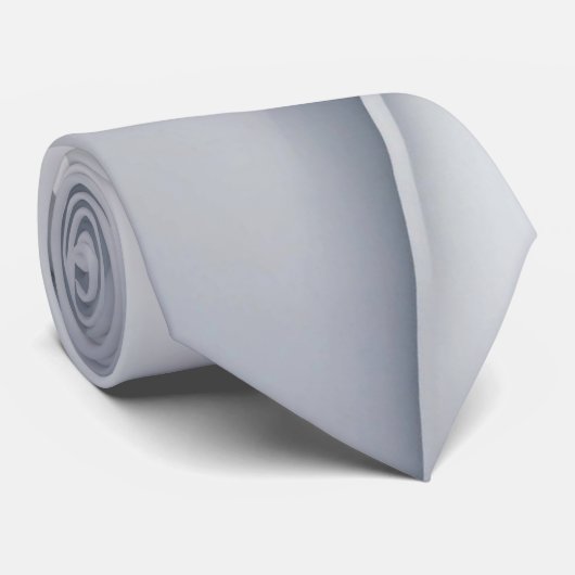 Strips Luxury Gray Blue Print Neck Tie Krawatte (Gerollt)