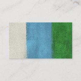 Strips Modern Art Business Cards - Blue Green Visitenkarte