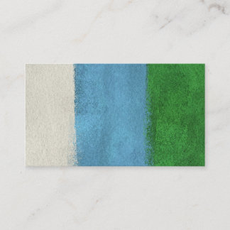 Strips Modern Art Business Cards - Blue Green Visitenkarte