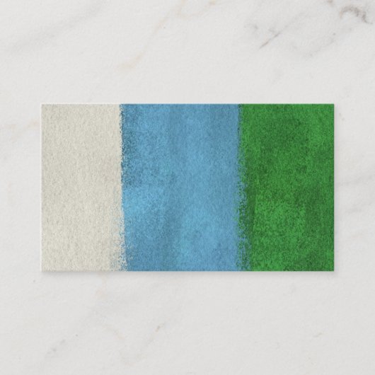 Strips Modern Art Business Cards - Blue Green Visitenkarte (Vorderseite)