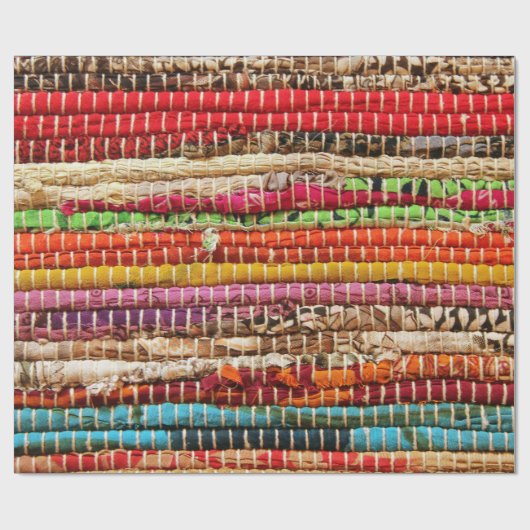 Stripte Gewebe aus Gewebe wirken natürlich Geschenkpapier (Flach)