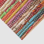 Stripte Gewebe aus Gewebe wirken natürlich Seidenpapier (Ausschnitt)