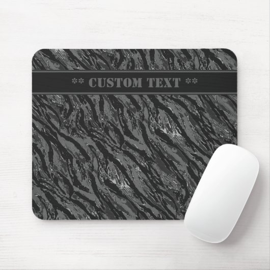 Stripte graue Camouflage Mousepad mit benutzerdefi (Mit Mouse)