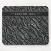 Stripte graue Camouflage Mousepad mit benutzerdefi (Vorne)