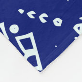 Stripte handbemalte, nahtlose Muster mit ethnische Fleecedecke (Ecke)