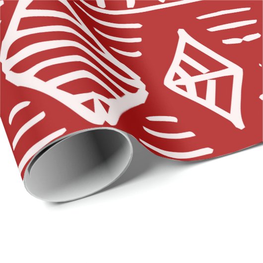 Stripte handbemalte, nahtlose Muster mit ethnische Geschenkpapier (Rolleneckpunkt)