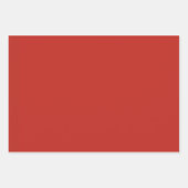 Stripte Herbstfarben Geschenkpapier Set (Vorderseite 2)