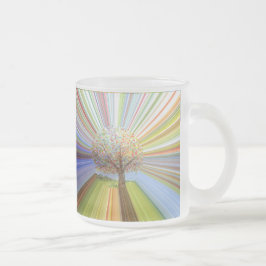 Stripte Herbstfarben Herbstbaum Mattglastasse