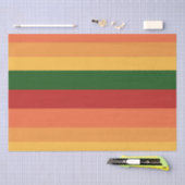 Stripte Herbstfarben Seidenpapier (Handwerk)