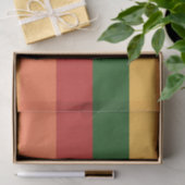 Stripte Herbstfarben Seidenpapier (Geschenk)