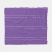 Stripte Lila, moderne, elegante Vorlage Fleecedecke (Vorderseite (Horizontal))