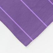 Stripte Lila, moderne, elegante Vorlage Fleecedecke (Ecke)