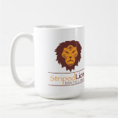 Stripte Lion 15 oz Tasse - Mai oder nicht Rum (Links)