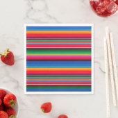 Stripte mexikanische Sarape Napkins Serviette (Beispiel)