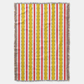 Stripteppich Decke (Vorderseite Vertikal)