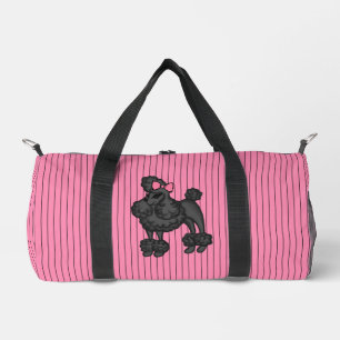 Stripteppiche Tasche für Poodle Duffel