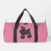 Stripteppiche Tasche für Poodle Duffel (Rückseite)