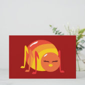 Stripter Bug Briefpapier (Stehend Vorderseite)